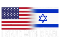 I Stand With Israel Usa Israeli Flag Jewish Premium T-Shirt