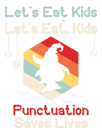 Funny Halloween Witch Lets Eat Kids Punctuation Saves Lives T-Shirt