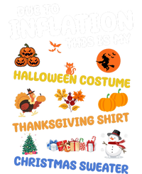 Due To Inflation This Is My Halloween Thanksgiving Christmas Softstyle Adult Sport Polo