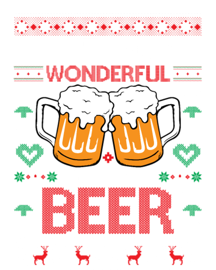 Wonderful Time Beer Ugly Christmas Sweaters Gift Long Sleeve Shirt