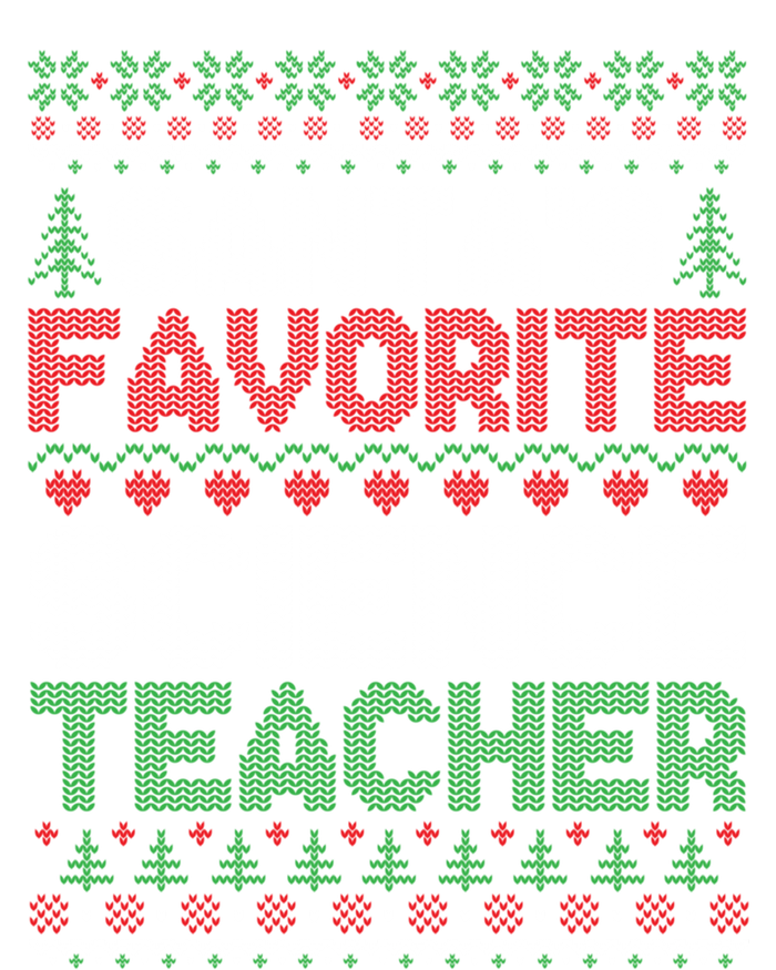 Xmas SantaS Favorite Science Teacher Ugly Christmas Sweater Gift Premium T-Shirt