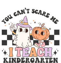 You Cant Scare Me I Teach Kindergarten Retro Halloween Ghost Gift Tall Hoodie