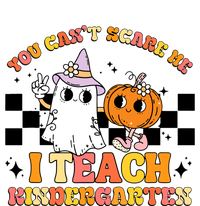 You Cant Scare Me I Teach Kindergarten Retro Halloween Ghost Great Gift Ladies Long Sleeve Shirt