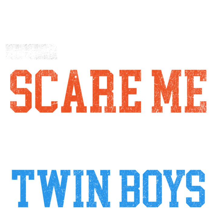 You CanT Scare Me I Have Twin Mom Dad Ice Hockey Gift Funny Gift Kids Long Sleeve Shirt