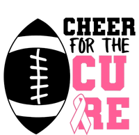 Cheer For The Cure Football Pink Breast Cancer Support Adult ChromaSoft Performance T-Shirt