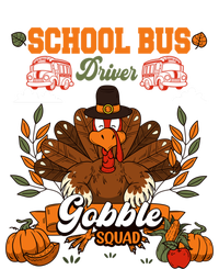 School Bus Driver Gobble Squad Thanksgiving Turkey Driver Gift Button