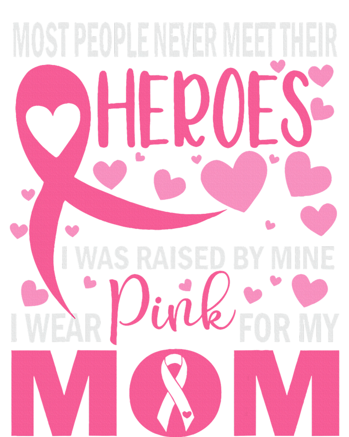 I Wear Pink For My Mom Breast Cancer Awareness T-Shirt