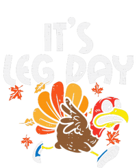 It's Leg Day Turkey Running Funny Thanksgiving T-Shirt