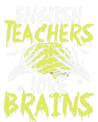 English Teachers Love Brains Funny Halloween party Women’s Perfect Tri Rocker Tank