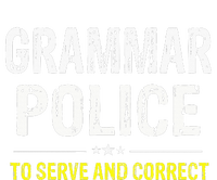 funny Grammar Police Costume Idea Pom Pom 12in Knit Beanie