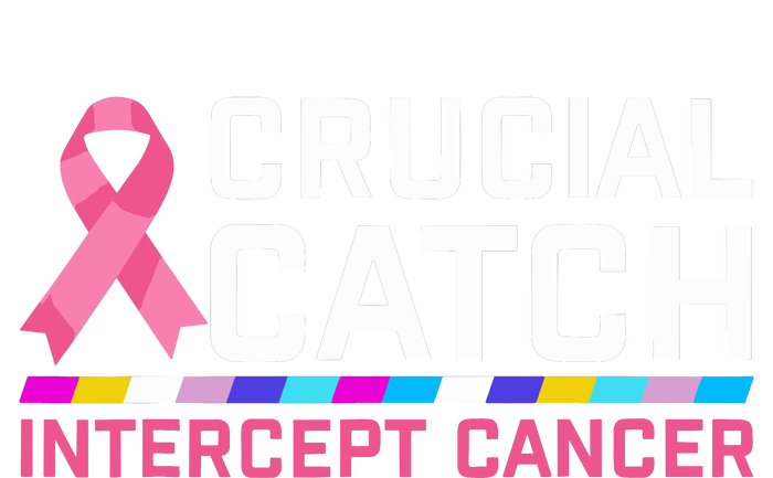 Crucial Catch Intercept Cancer Breast Breast Cancer Awareness Insulated Varsity Jacket