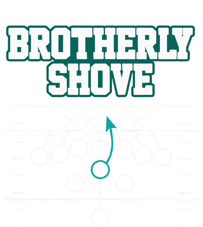 Funny Football Joke Brotherly Shove  Brotherly Shove Kids T-Shirt