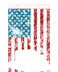 American Flag Big Rig Semitrailer Truck Driver Gift Cool Comfort Performance Bucket Hat