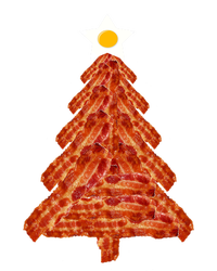 Bacon Christmas Tree Gift Breakfast Holiday Egg Star Holiday Gift Tank Top