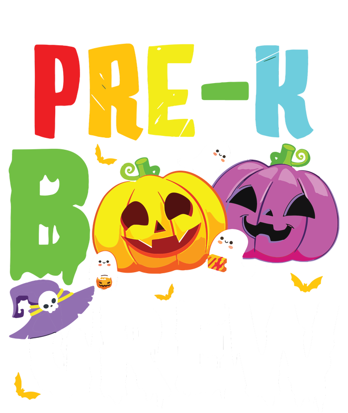 Prek Boo Crew Ghost Pumpkin Halloween Costume Teacher Kids Cooling Performance Crew T-Shirt