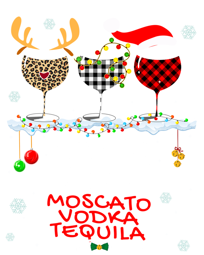 Dasher Dancer Prancer Vixen Moscato Vodka Tequila Blitzen Cool Gift Women's T-Shirt