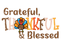 Turkey Grateful Thankful Blessed Thanksgiving Cool Gift T-Shirt