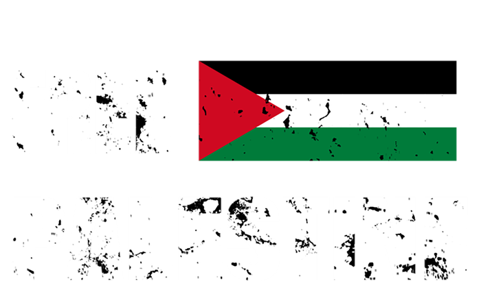 Free Palestine Gaza Flag Arabic Freedom For Palestinians Cool Gift Bumper Sticker