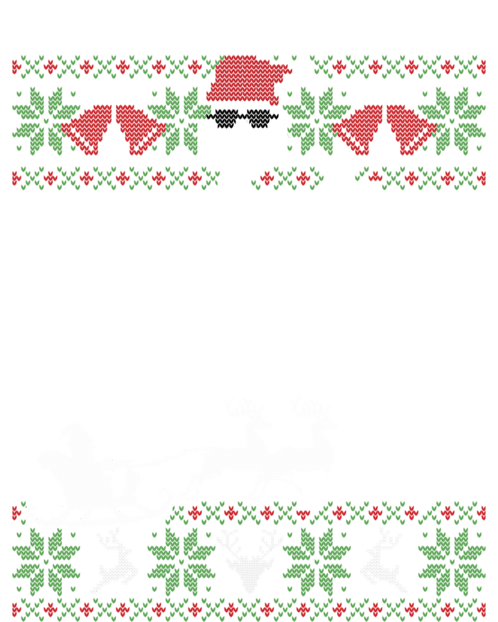 Ugly Christmas Sweater Santa Sleigh All Day Gift T-Shirt