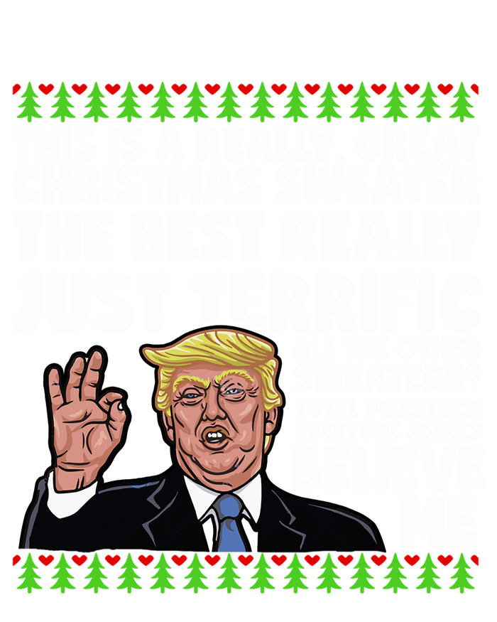 Funny Donald Trump Ugly Christmas Sweater Parody Speech Great Gift T-Shirt