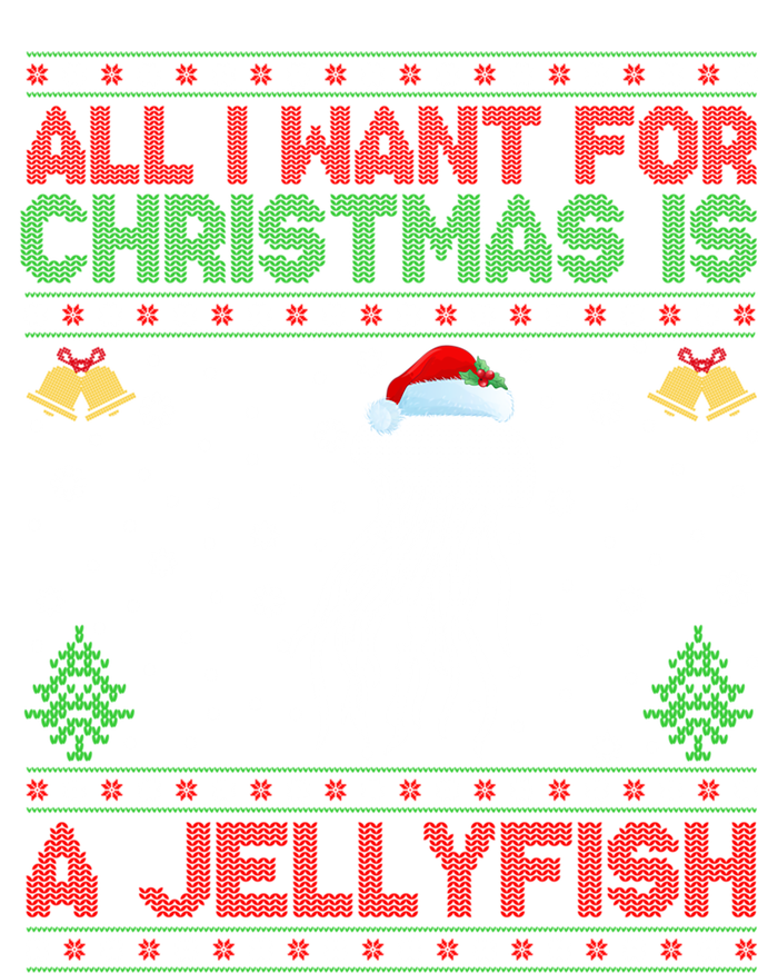 Funny Ugly All I Want For Christmas Is A Jellyfish Gift Coaster