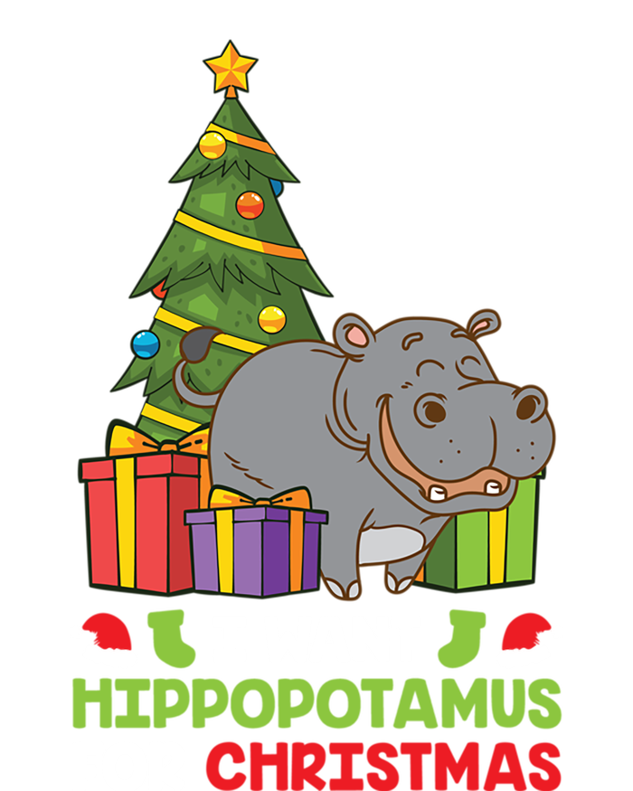 I Want A Hippopotamus For Christmas Xmas Hippo Gift Zip Tote Bag