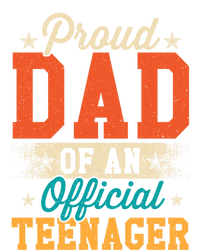 Proud Dad Of Teenager 13th Birthday Gift Boy Girl Kids T-Shirt