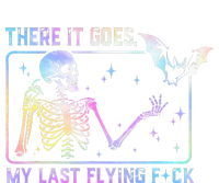 There It Goes My Last Flying Fuck Funny Skeleton Tie Dye T-Shirt