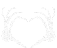 Skeleton Hands Heart Sign Shirts Retro Halloween Kids T-Shirt