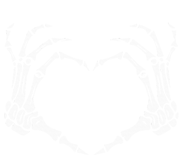 Skeleton Hands Heart Sign Shirts Retro Halloween Kids T-Shirt