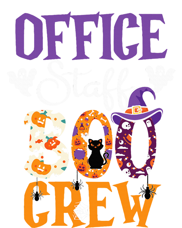 O.ffice Staff Boo Crew Matching Autumn Halloween Costume V-Neck T-Shirt