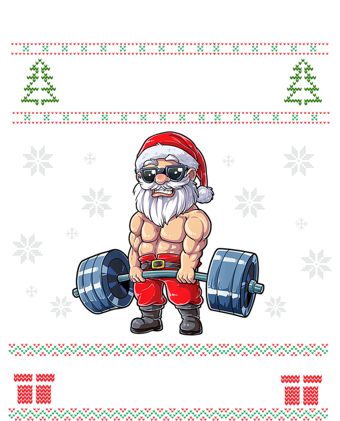 No Lift No Funny Gift Santa Gym Workout Ugly Christmas Sweater Cool Gift Long Sleeve Shirt