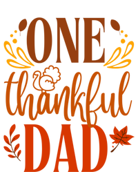 One Thankful Dad Thanksgiving Day Family Matching Thankful Funny Gift V-Neck T-Shirt