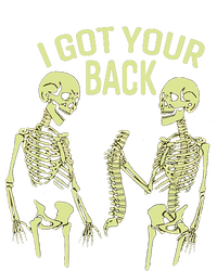 I Got Your Back Halloween Skeleton Skull Sarcastic Tie-Dye Long Sleeve Shirt