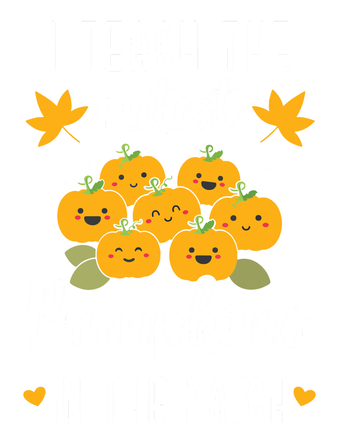 I Teach The Cutest Pumpkins In The Patch Halloween Teacher Ladies Essential Flowy Tank