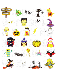 Kindergarten Teacher Student Abc Alphabet Halloween T-Shirt