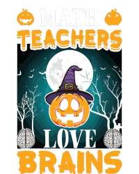 Math Teachers Love Brains Funny Halloween Math Teacher Hoodie