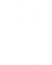 Halloween Witch Funny Why Yes I Can Drive A Stick Gift Valucap Bio-Washed Visor