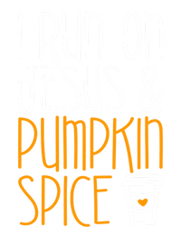 I Run On Jesus And Pumpkin Spice Gift Fall Season Funny Gift Kids Hoodie