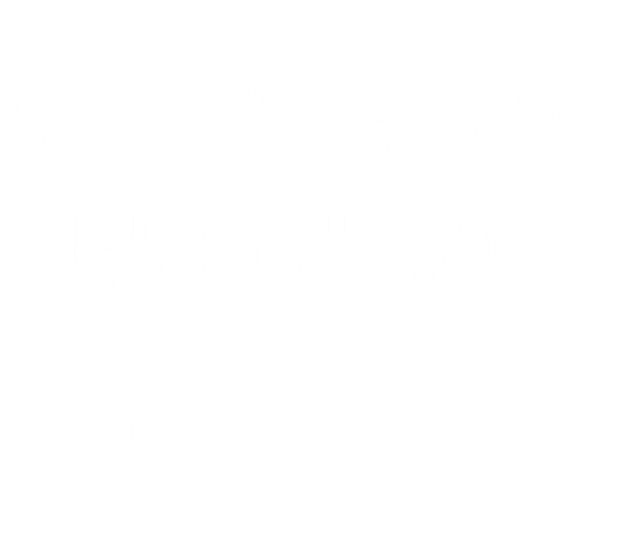 IM With The Hedgehog Halloween Costume Funny Matching Gift Toddler Sweatshirt