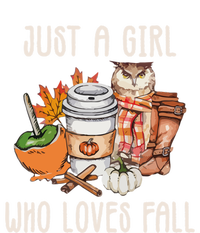 Just A Who Loves Fall Autumn Season Quote Retro Vintage Meaningful Gift T-Shirt