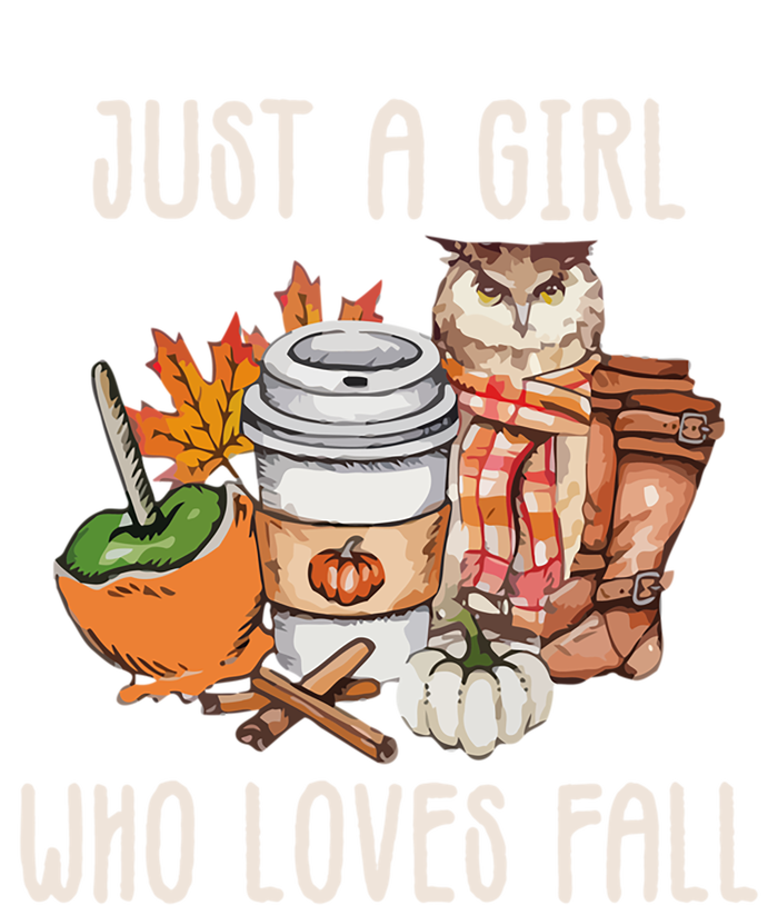 Just A Who Loves Fall Autumn Season Quote Retro Vintage Meaningful Gift T-Shirt