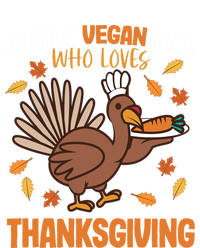 Just A Who Loves Vegan Thanksgiving Fall Autumn Gift Cute Gift Poster