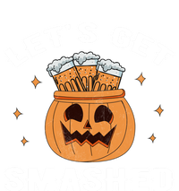 LetS Get Smashed Cool Carved Pumpkin Beer Halloween Gift Women's Racerback Tank