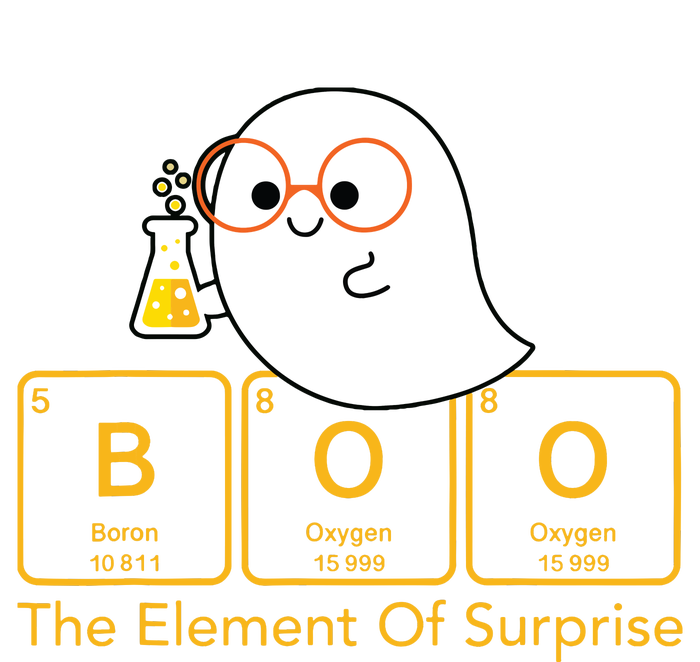 Chemistry Boo The Element Of Surprise Cute Chemist Halloween T-Shirt