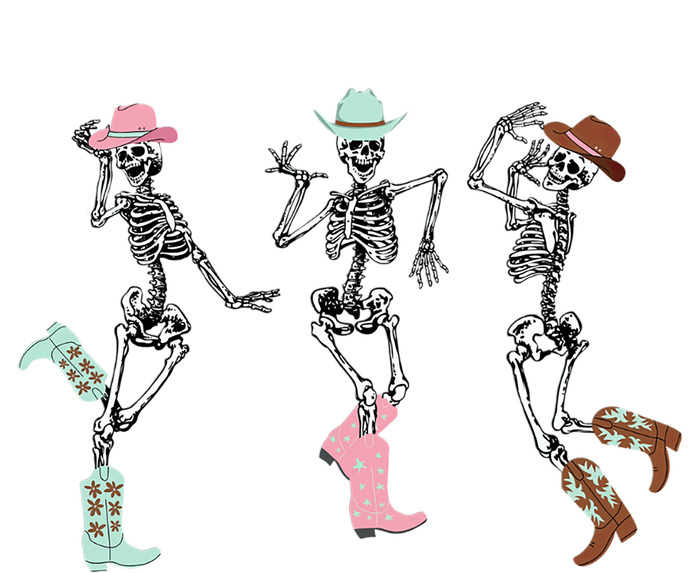 Boot Scootin Skeleton Dancing Halloween Cow Western Meaningful Gift T-Shirt