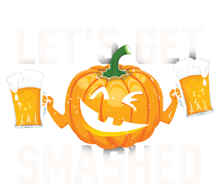 Lets Get Smashed Funny Pumpkin Beer Halloween Costume Cute Gift Coaster