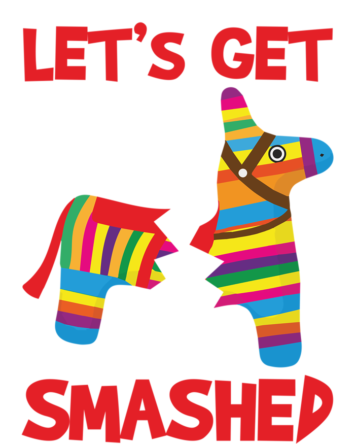 LetS Get Smashed Broken Pinata Funny Cinco De Mayo Humor Gift Ceramic Bell Ornament