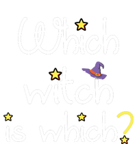 Which Witch Is Which Funny Halloween Wordplay Grammar Fun Cropped Pullover Crew