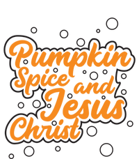 Pumpkin Spice And Jesus Christ Cute Funny Christian Fall Gift Kids T-Shirt